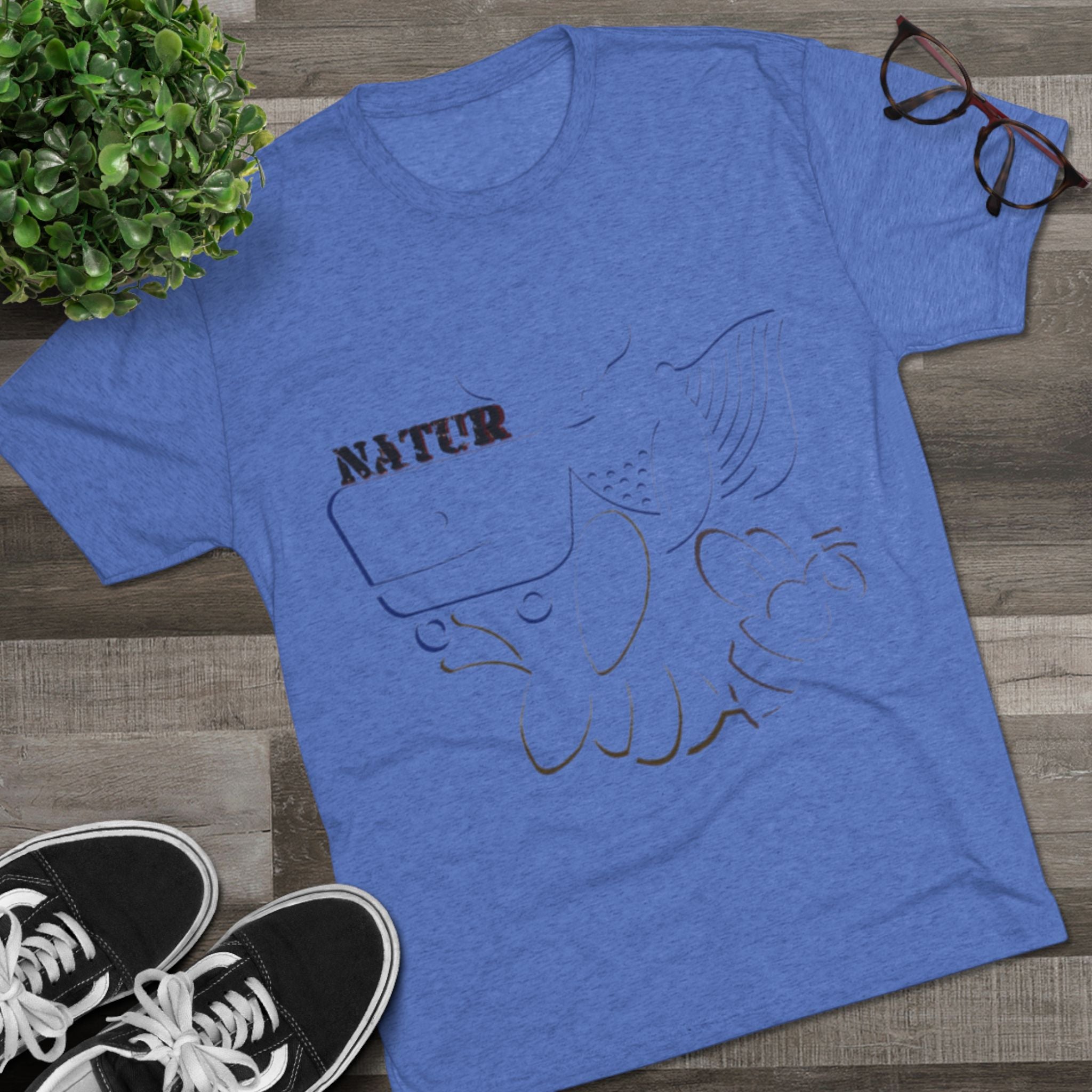 Nature Inspired Tee - Unisex Tri-Blend Crew Tee