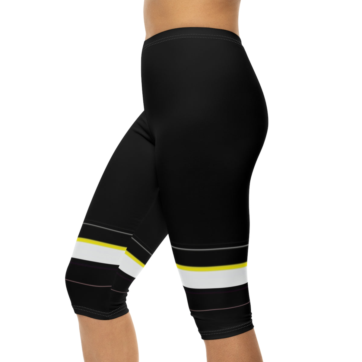 Striped Capri Leggings