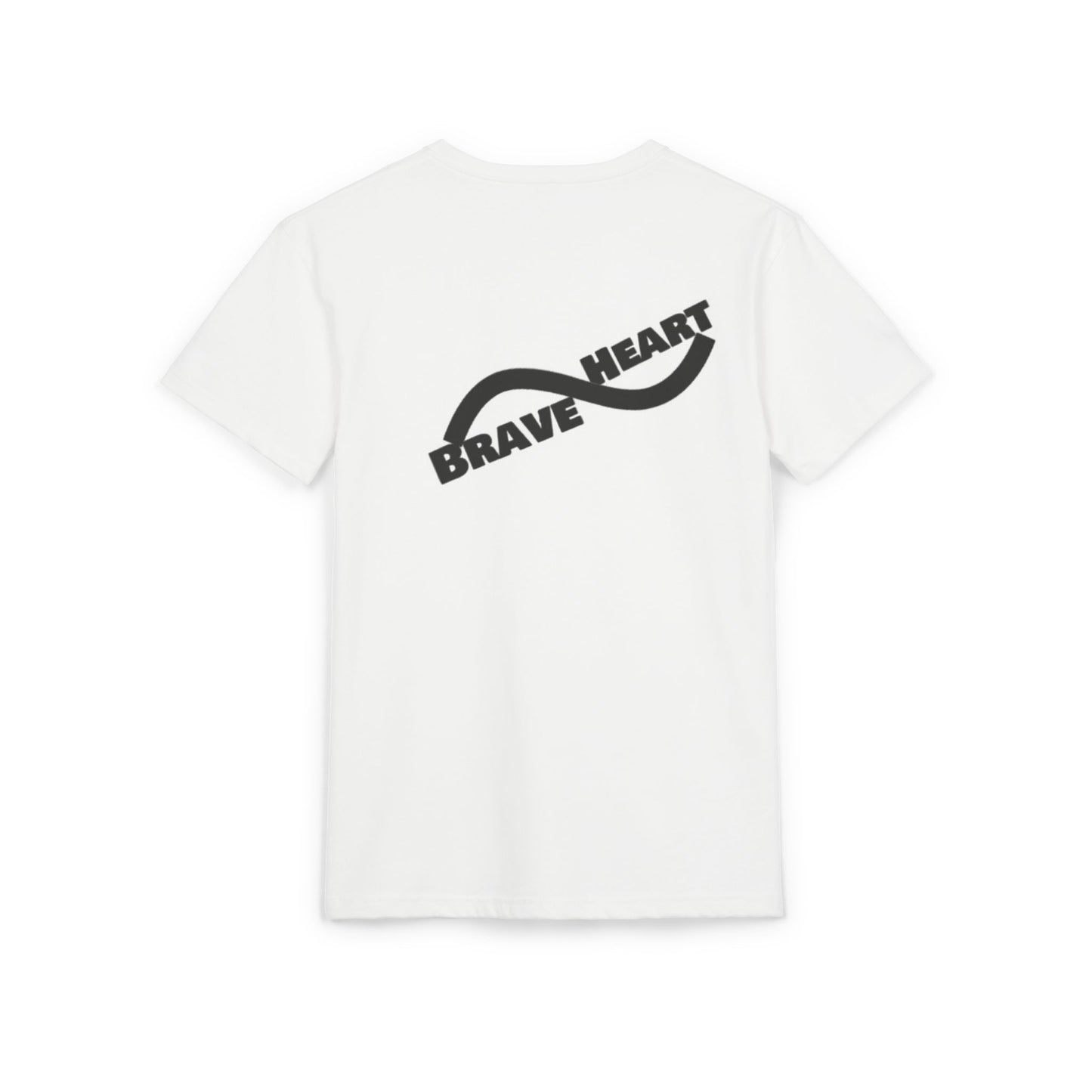 Brave Heart Unisex Sueded T-Shirt | Inspirational Graphic Tee, Casual Wear, Gift for Friends, Self-Love Reminder, Motivational Apparel