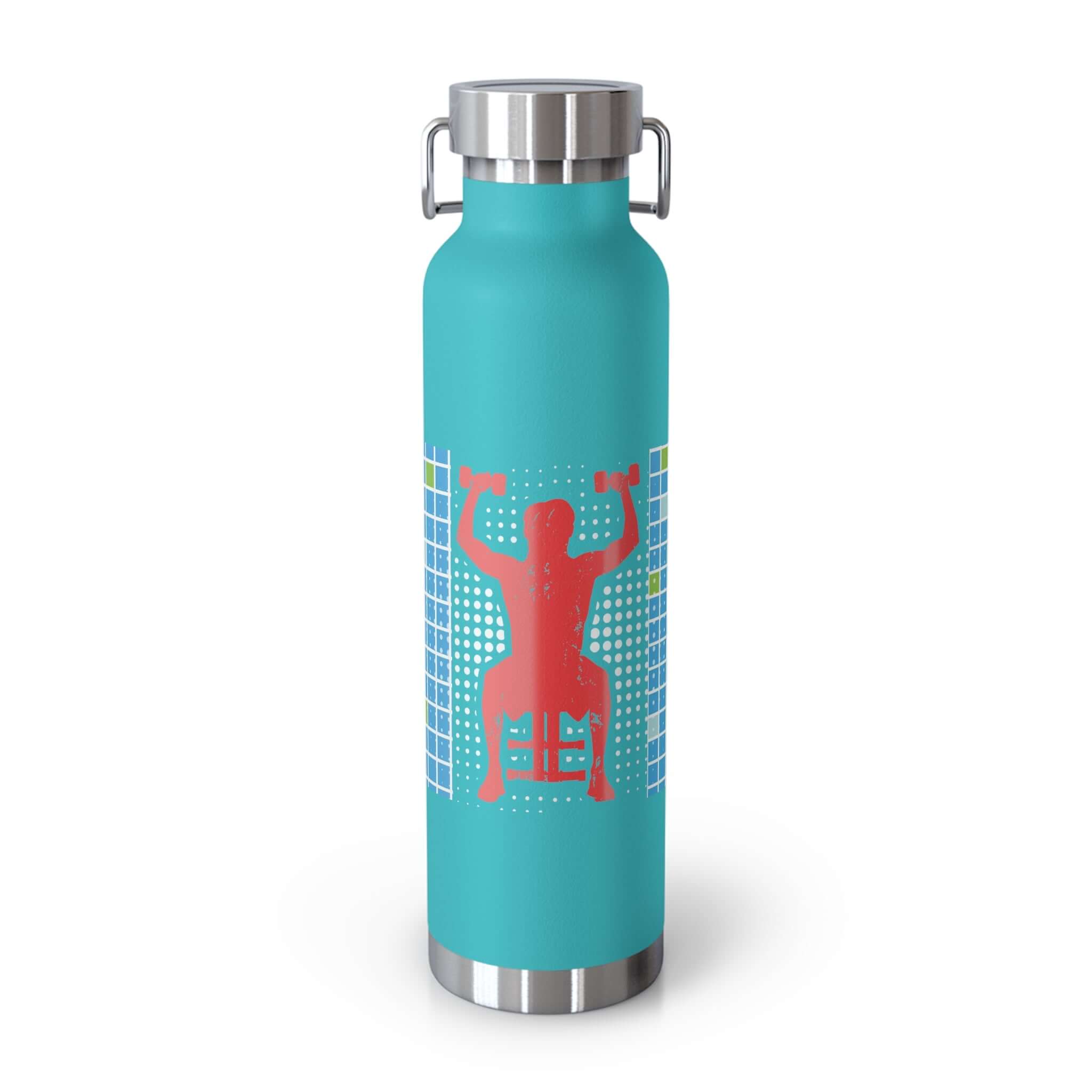 Fitness Water Bottle, 22oz Copper Vacuum Insulated - Stay Hydrated During Workouts