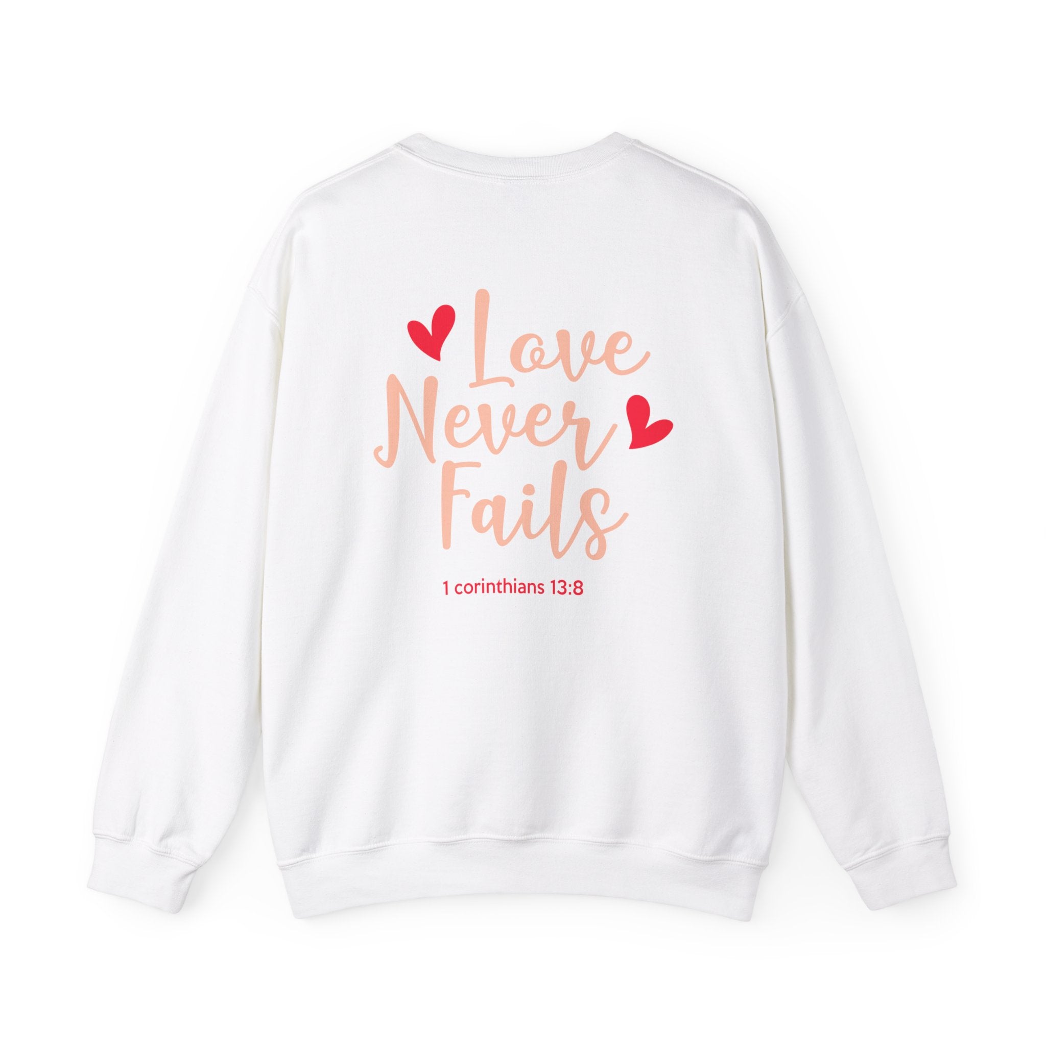 L’amour n’échoue jamais Sweatshirt unisexe 