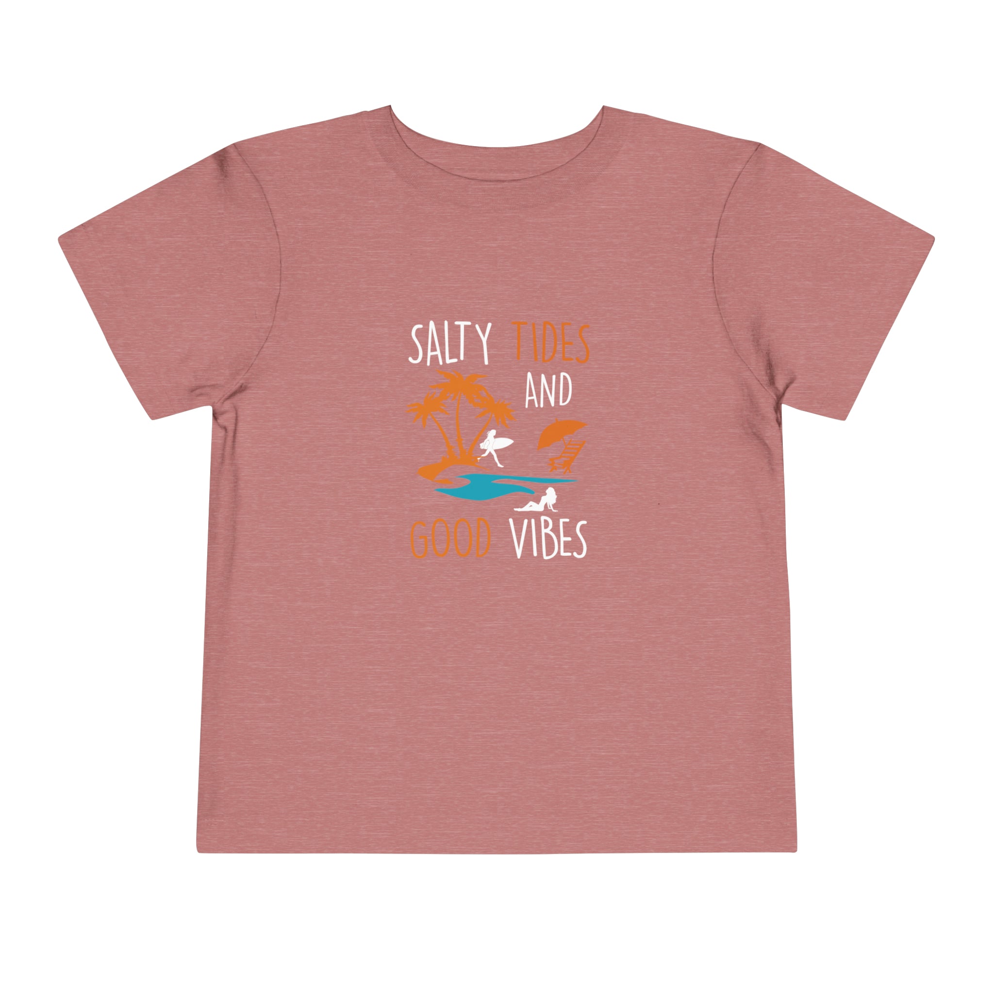 Salty Tides And Good Vibes Toddler Tee