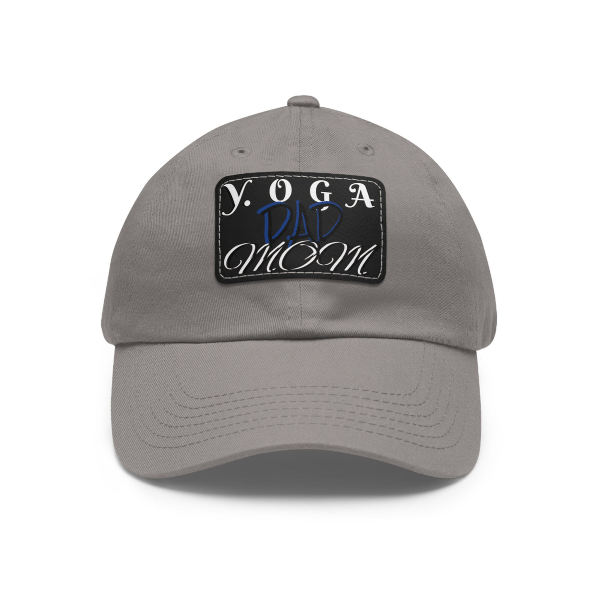 Yoga Dad Hat with Leather Patch