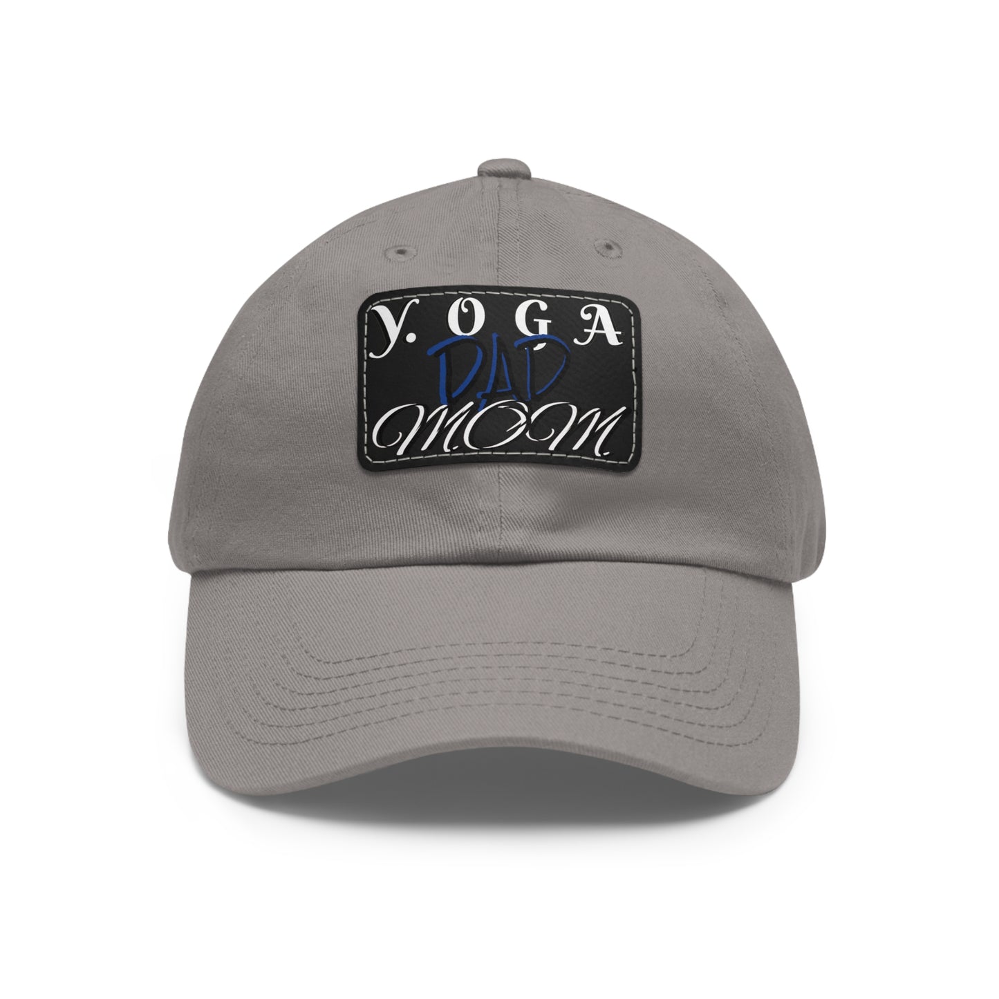 Yoga Dad Hat with Leather Patch