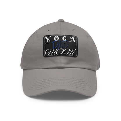 Yoga Dad Hat with Leather Patch