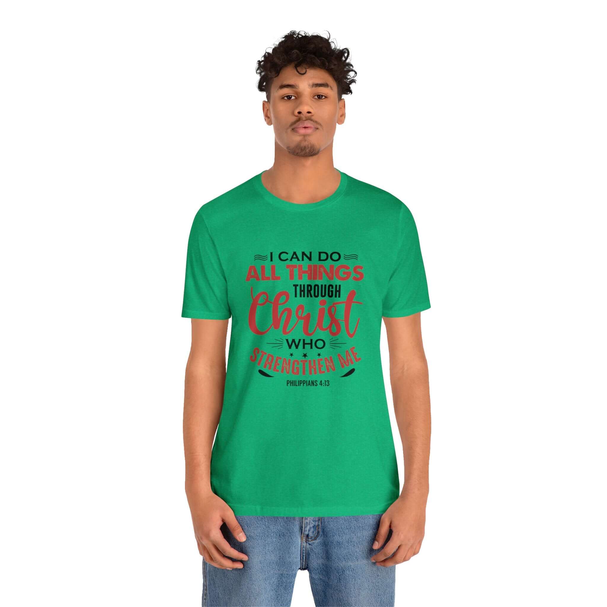 I Can Do All Things Trough Christ Unisex Tee - RC’nSONS