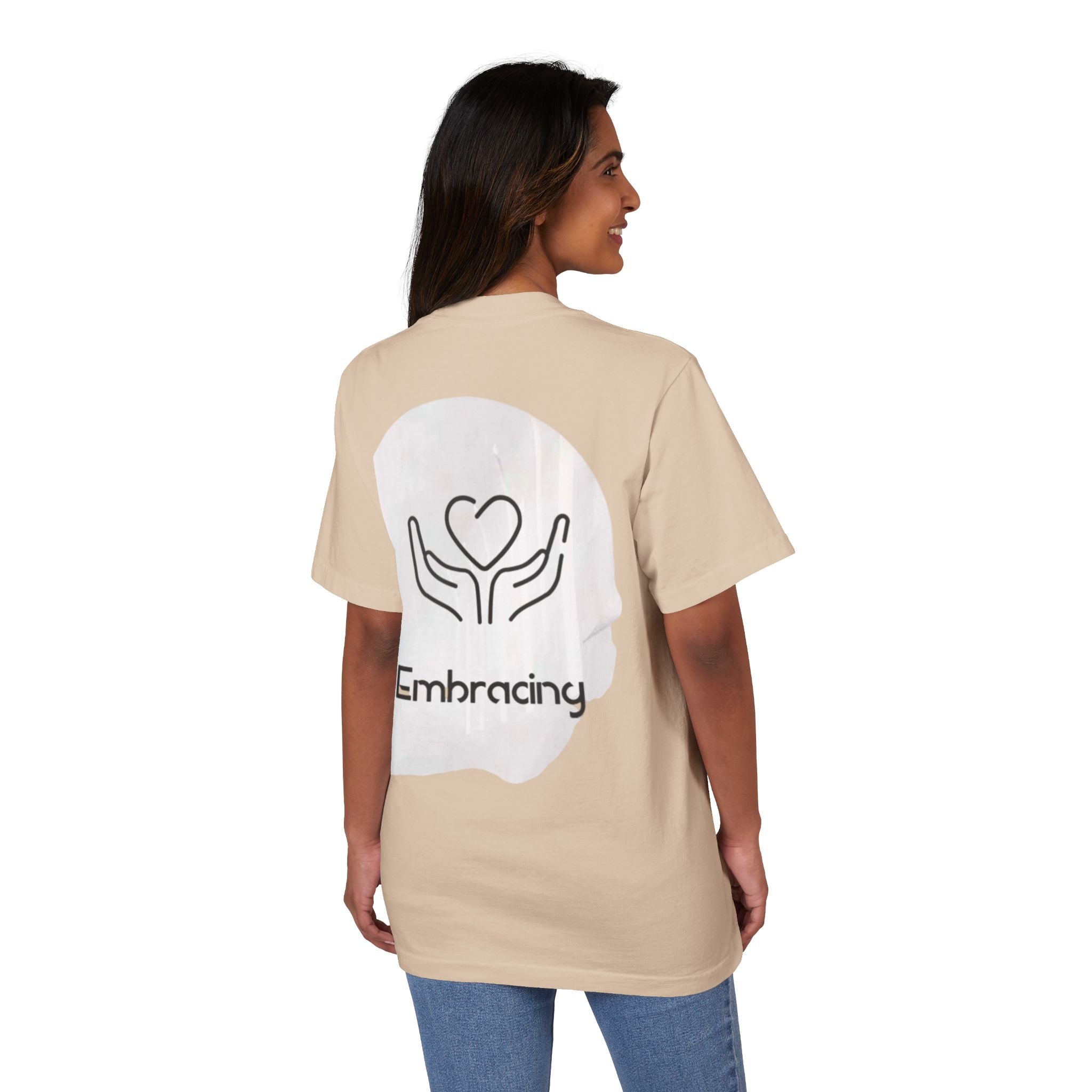 Drop-Shoulder T-Shirt Embracing Design