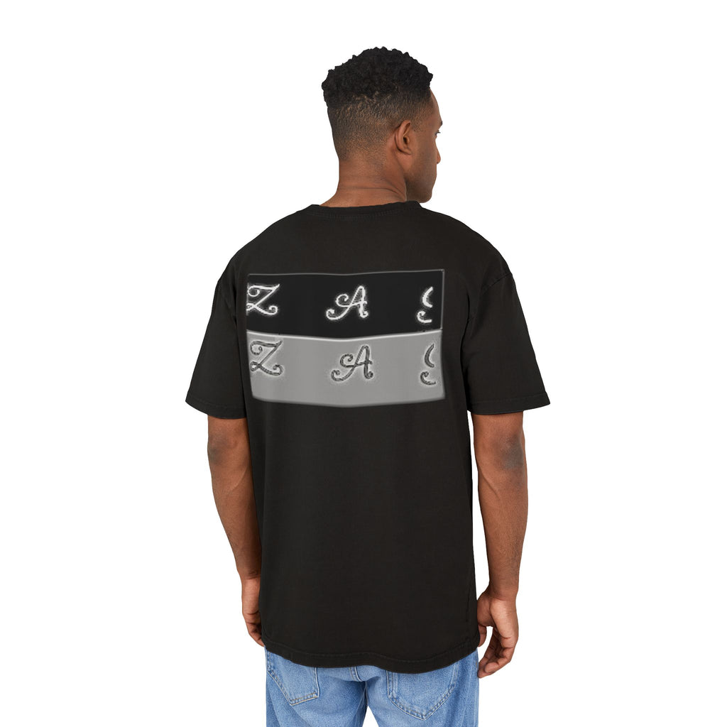 Oversize Tee - Zagzag Acid Washed Design