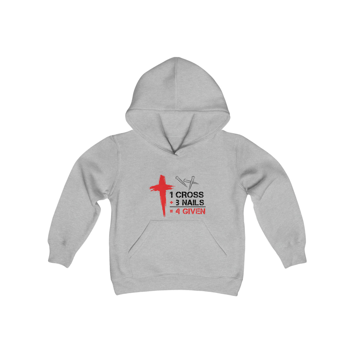 1Cross 3Nails Hooded Sweatshirt