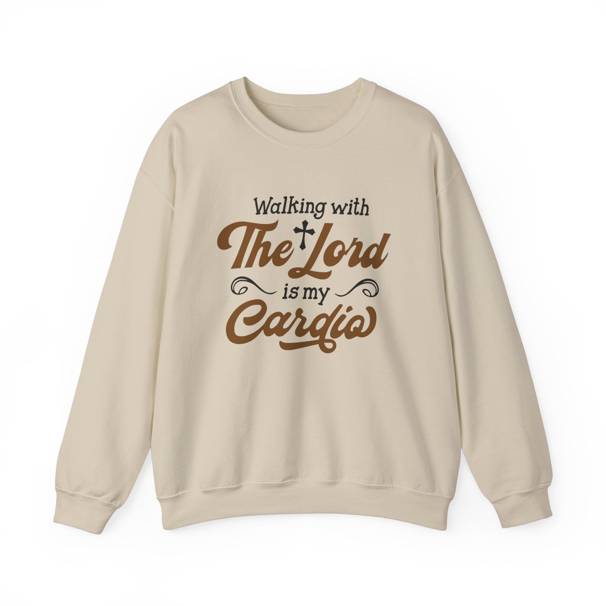 Marcher avec le Seigneur est un sweat-shirt unisexe cardial 