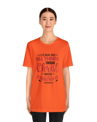 I Can Do All Things Trough Christ Unisex Tee - RC’nSONS