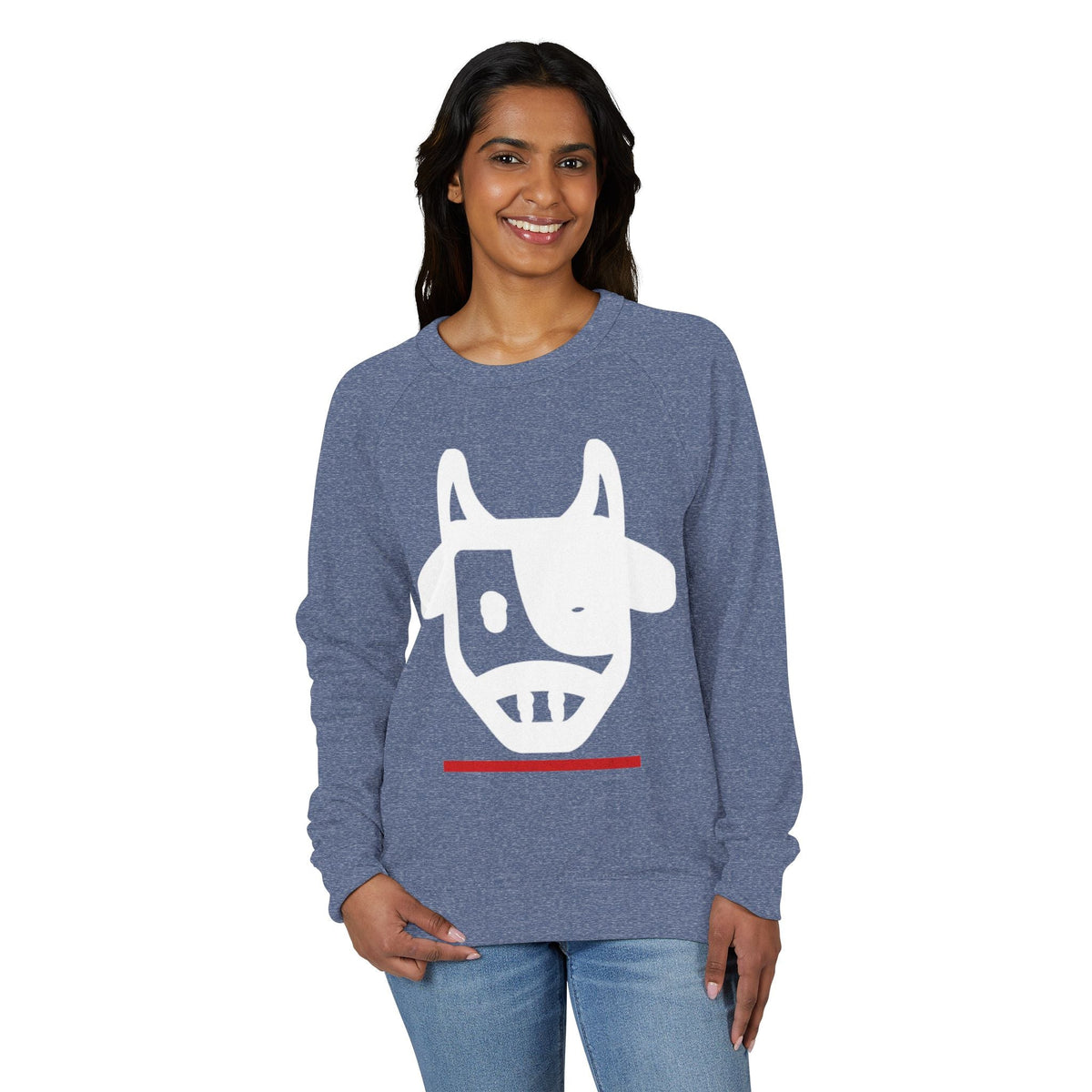 Raglan Crewneck Sweatshirt - Elegante Design Printify