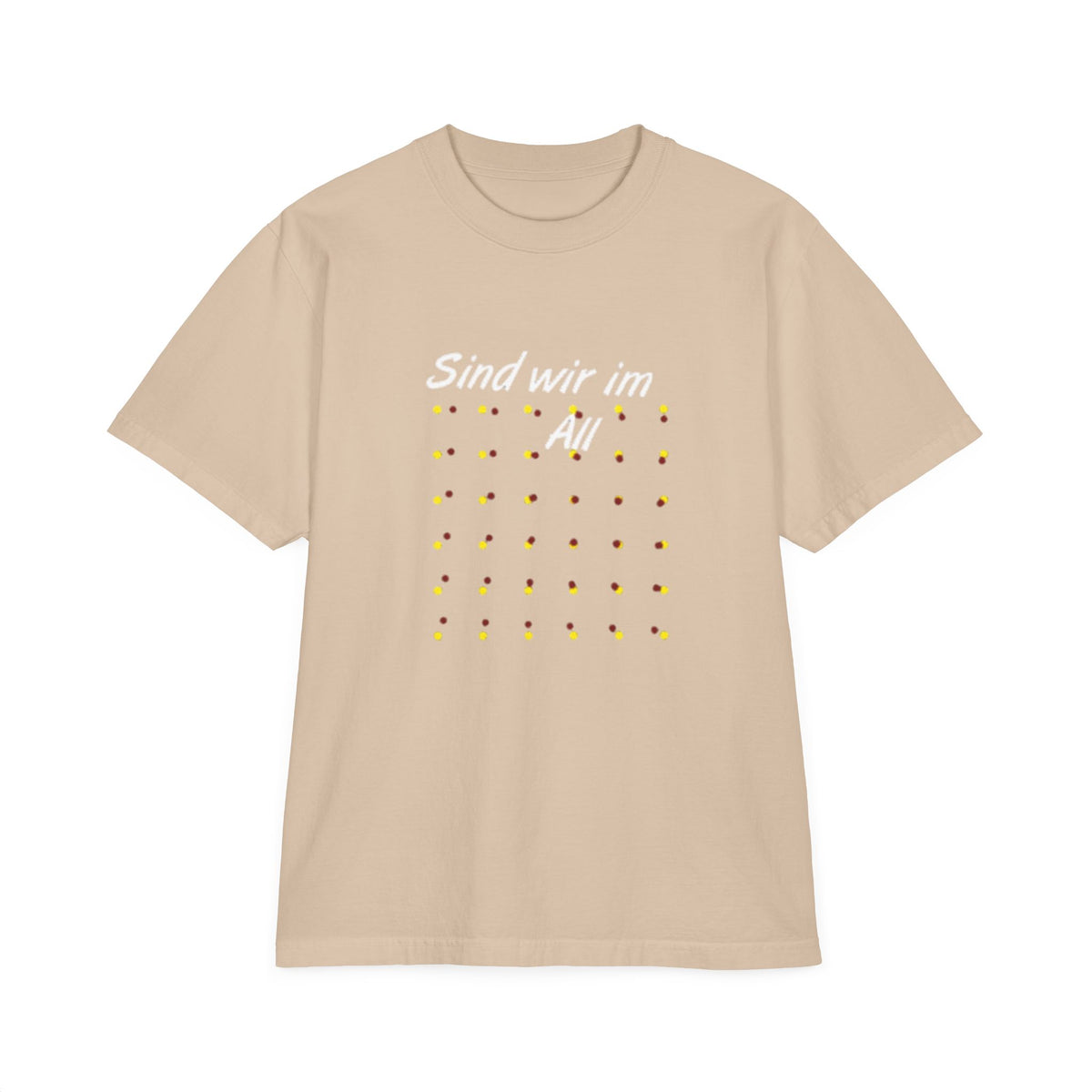 Drop-Shoulder T-Shirt - Chic sind wir im All