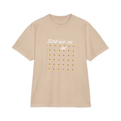 Drop-Shoulder T-Shirt - Chic sind wir im All