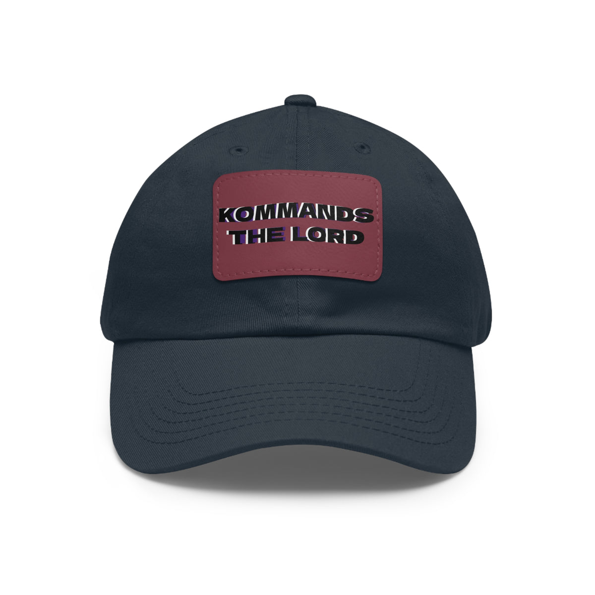 Dad Hat - Kommands The Lord Leather Patch Cap