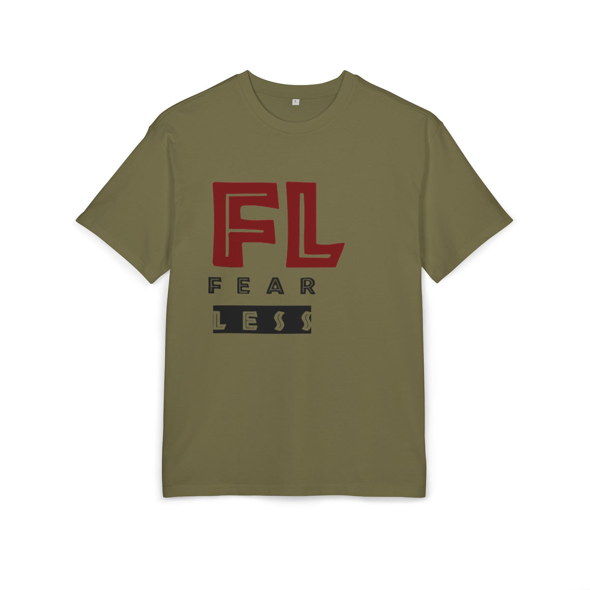 Fearless Unisex Heavy Oversize Tee - Empowering Statement Shirt