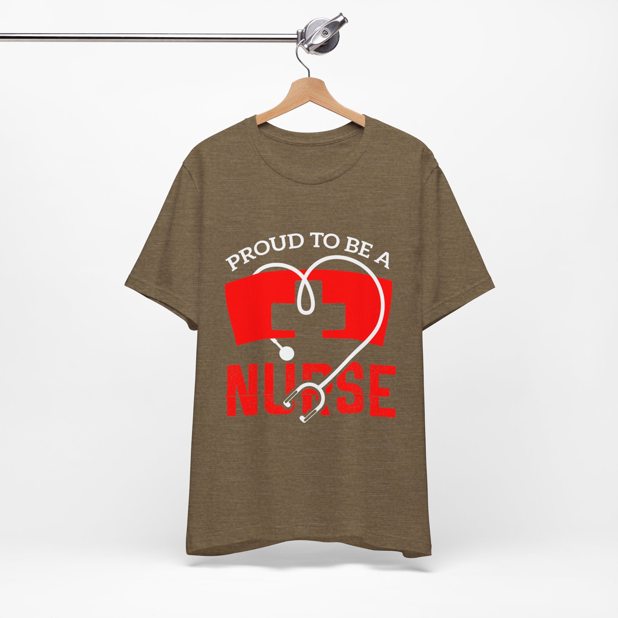 Fier d’être un tee-shirt unisexe infirmière 