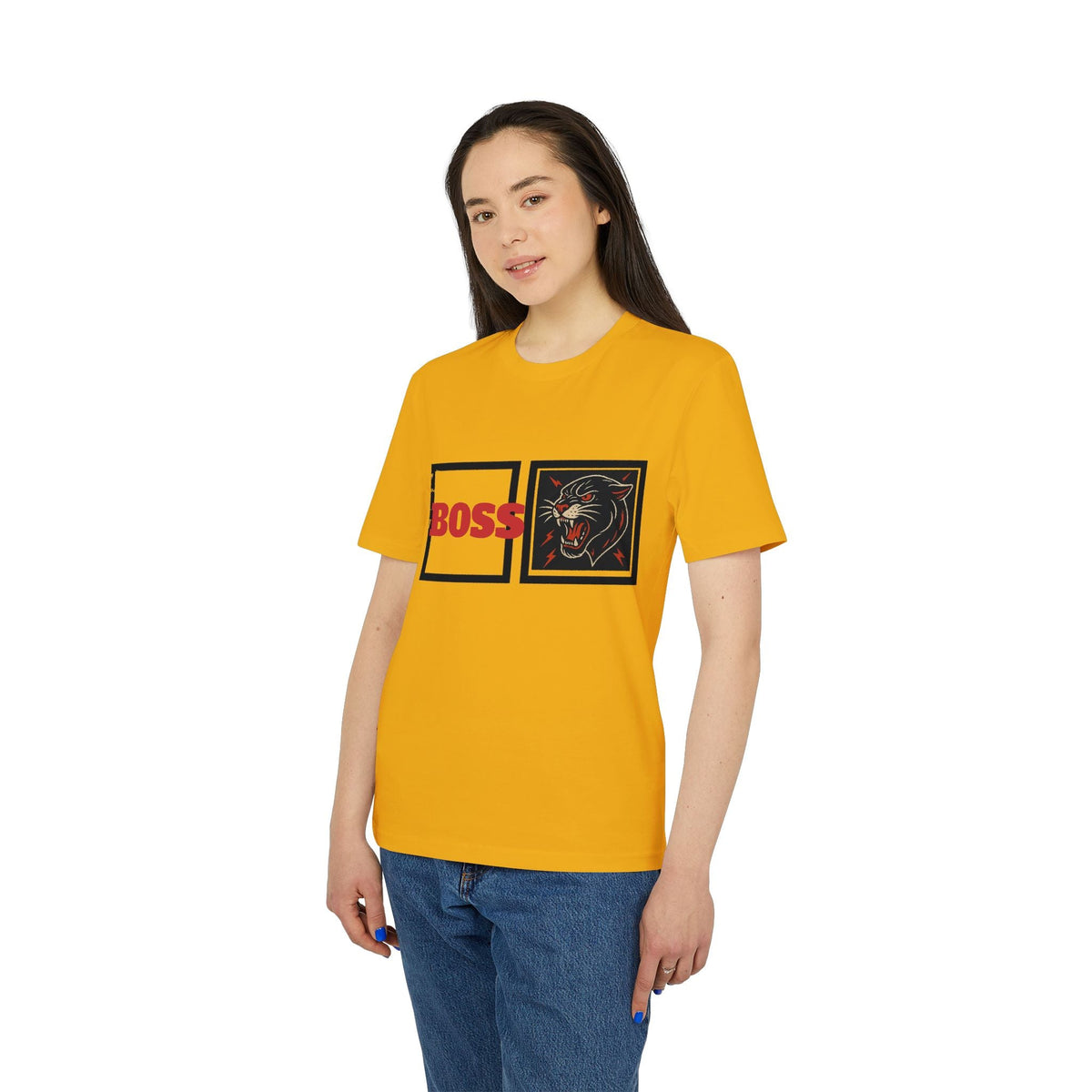 Boss Panther Unisex T-Shirt, Motivational Tee, Casual Outfit, Gift for Creators, Streetwear Style, Everyday Fashion Printify