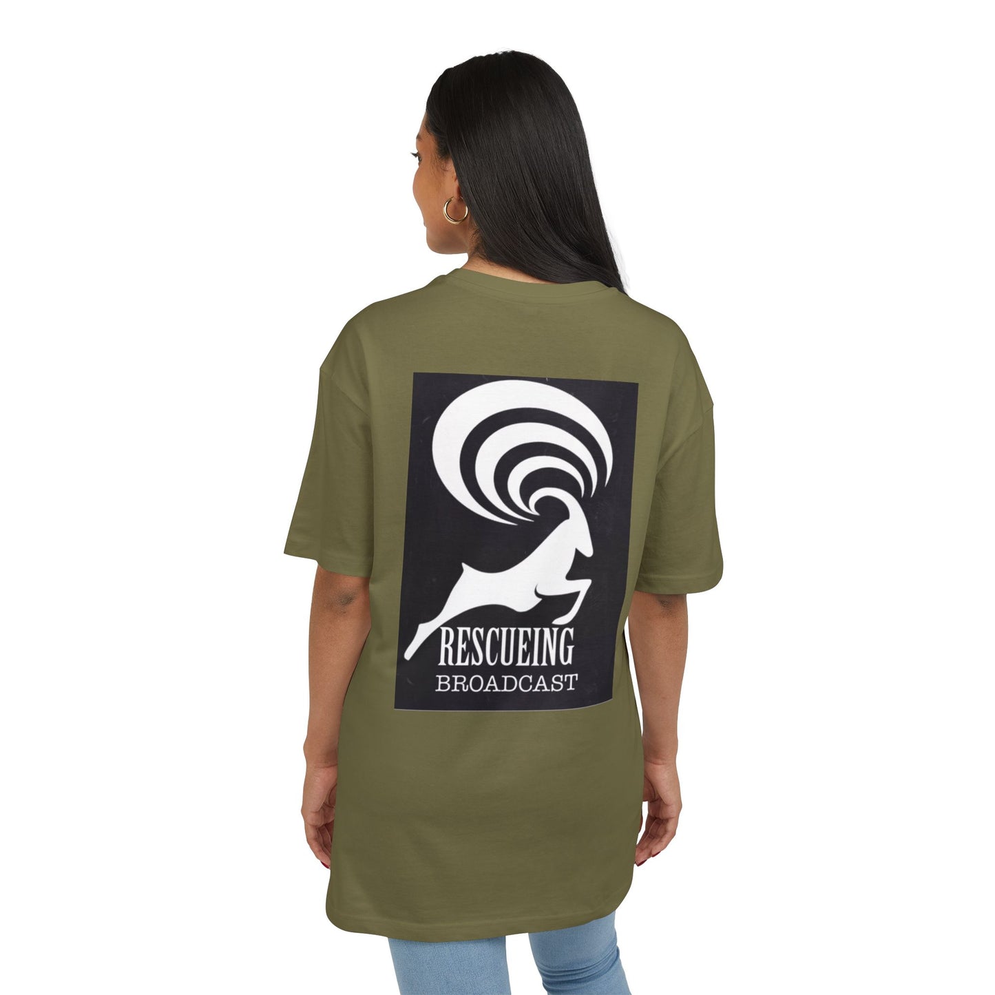 Oversize Tee - Rescuing Broadcast Bold