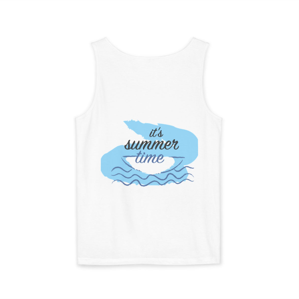 Unisex Summer Time Tank Top - Relaxed Fit Beachwear