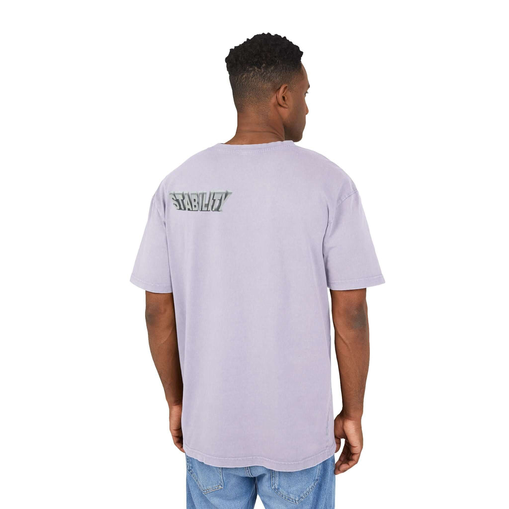 Oversize Tee Stability Acid Washed Men's Shirt