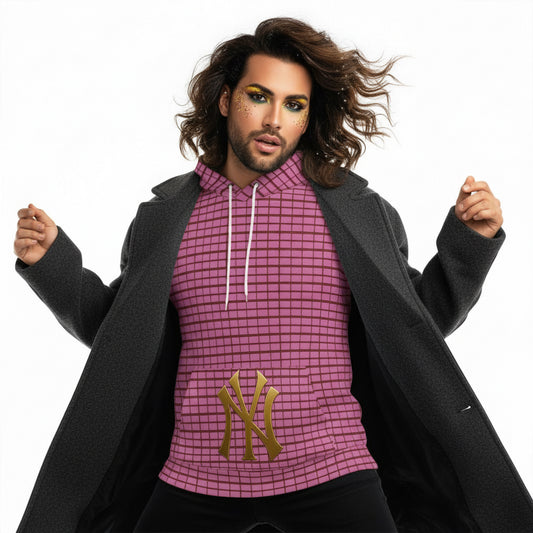 Chic Stripe Fashion Hoodie-Trend Printify