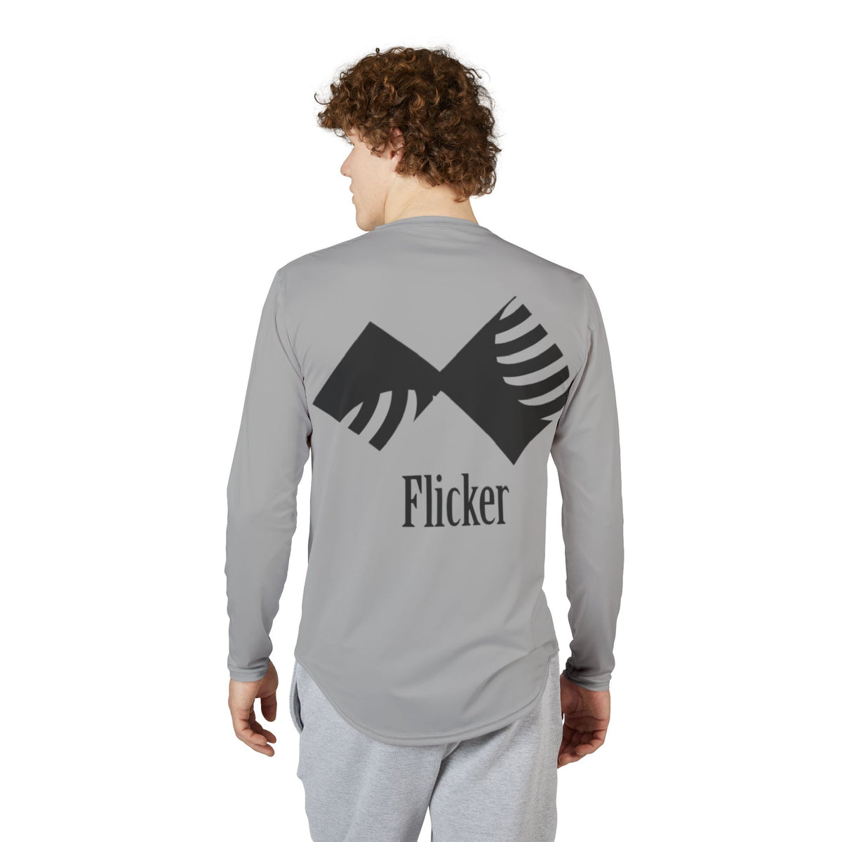 Men's UV Protection Long Sleeve Shirt - Flicker Design for Outdoor Enthusiasts