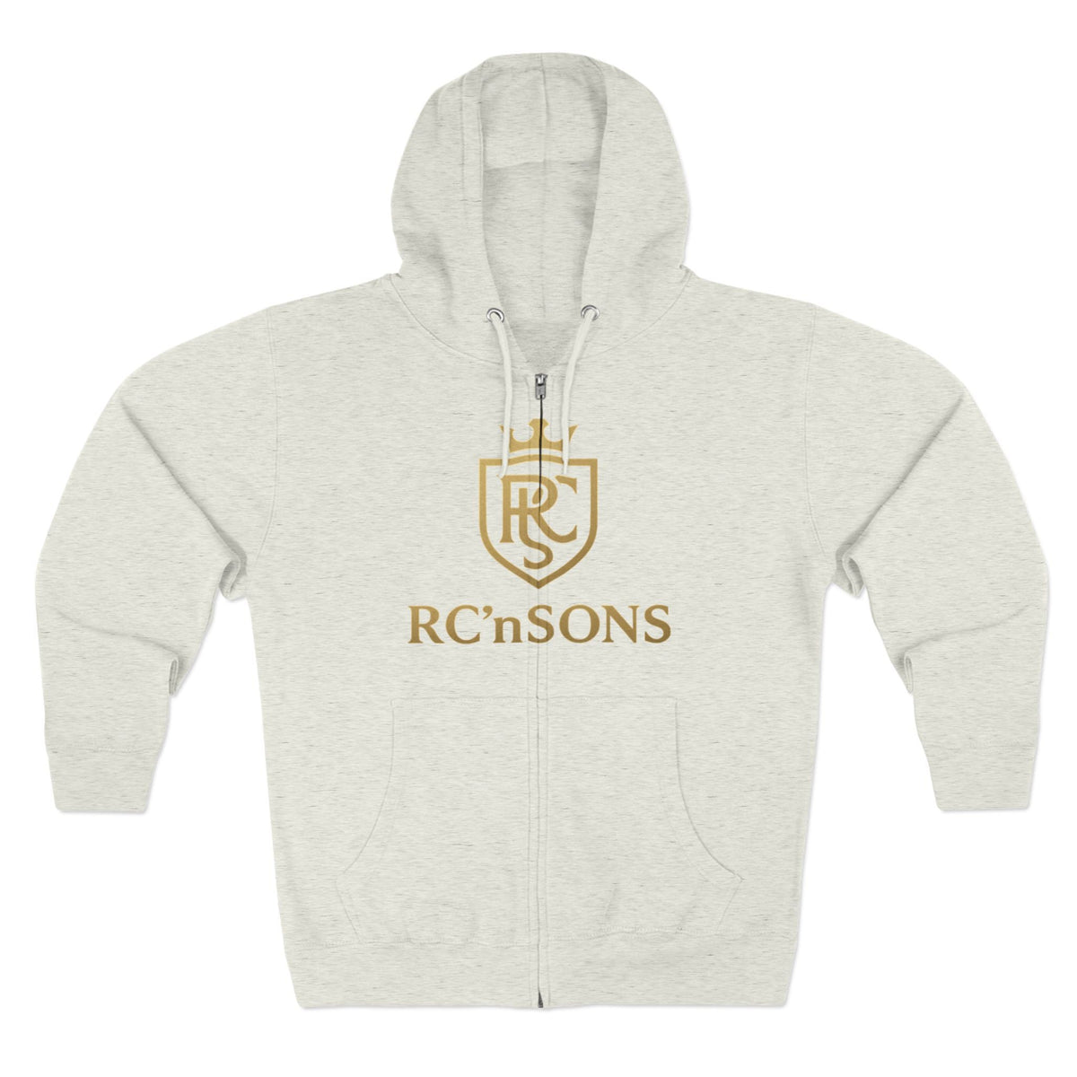Stylish Unisex Zip Hoodie, Cozy Sweatshirt, Perfect Gift for Family, Casual Wear, Holiday Outfits, Logo Apparel Printify