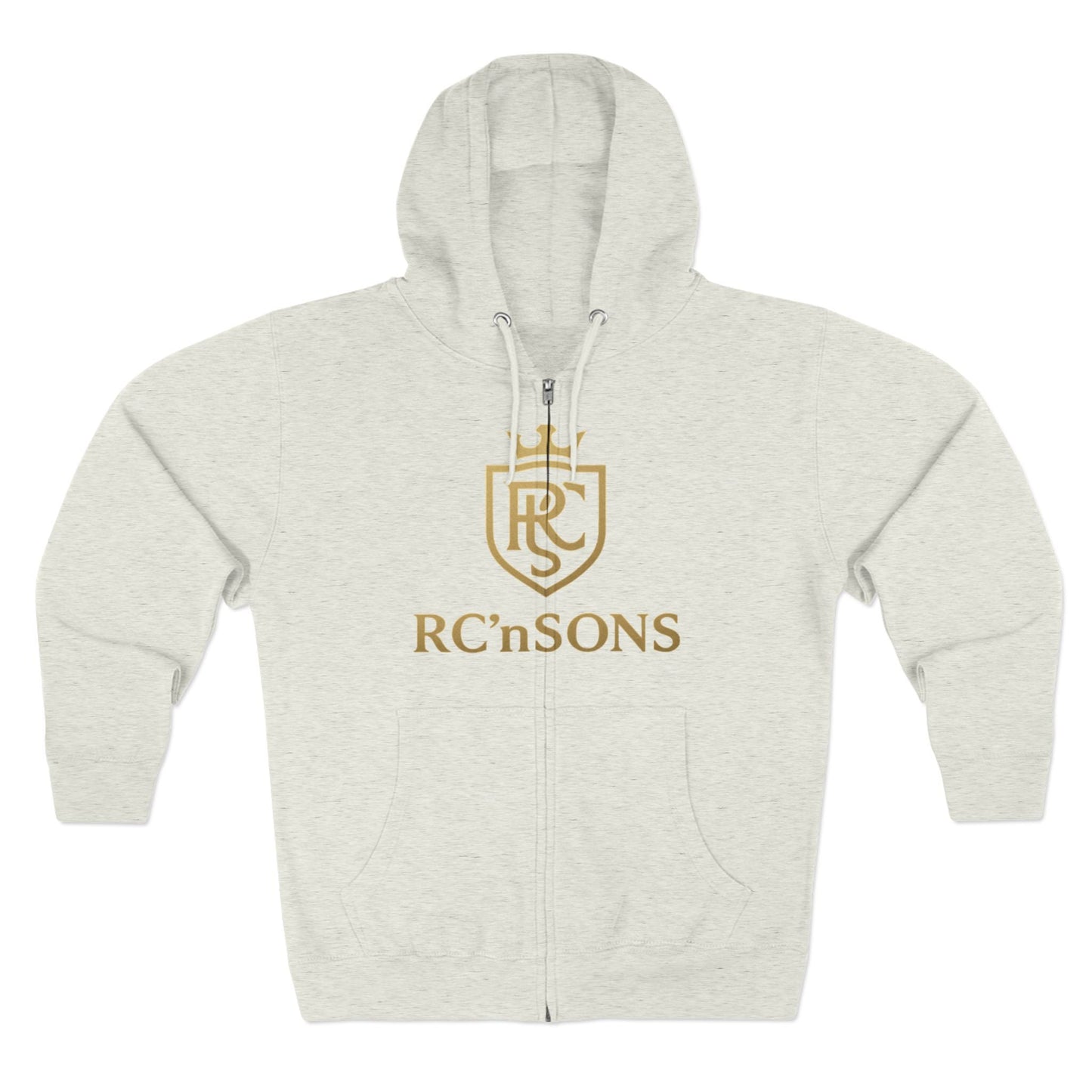 Stylish Unisex Zip Hoodie, Cozy Sweatshirt, Perfect Gift for Family, Casual Wear, Holiday Outfits, Logo Apparel Printify