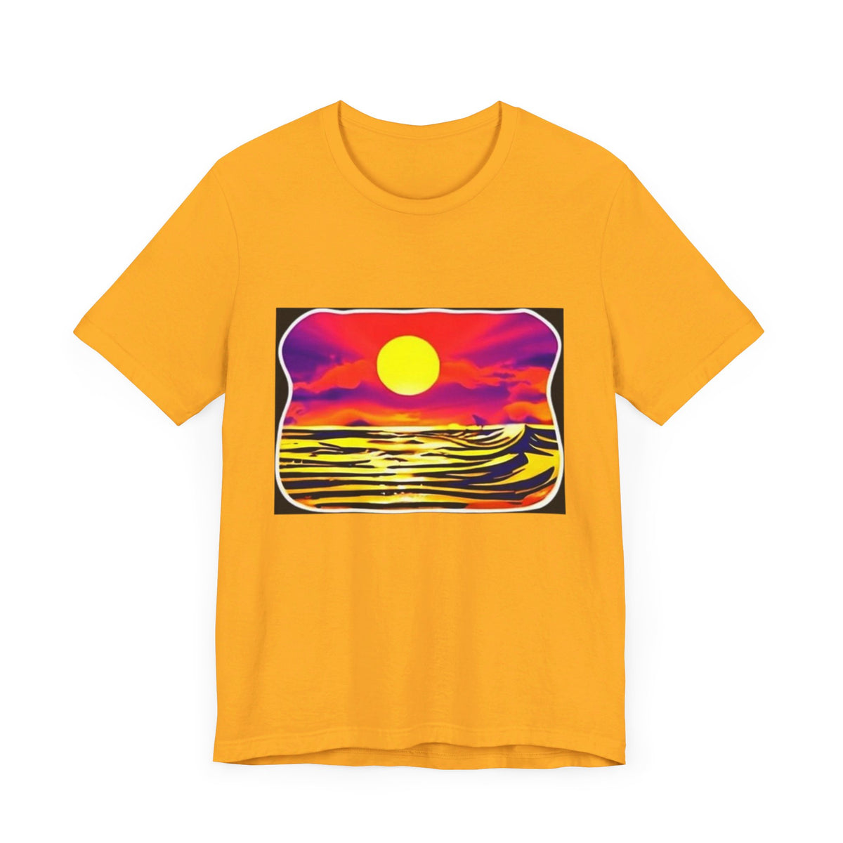 RCNSONS Unisex Short Sleeve Sunset Tee