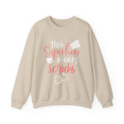 son super-héros porte des gommages Sweat-shirt unisexe 