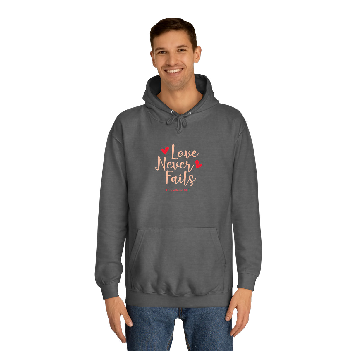 Love Never Fails Unisex Hoodie