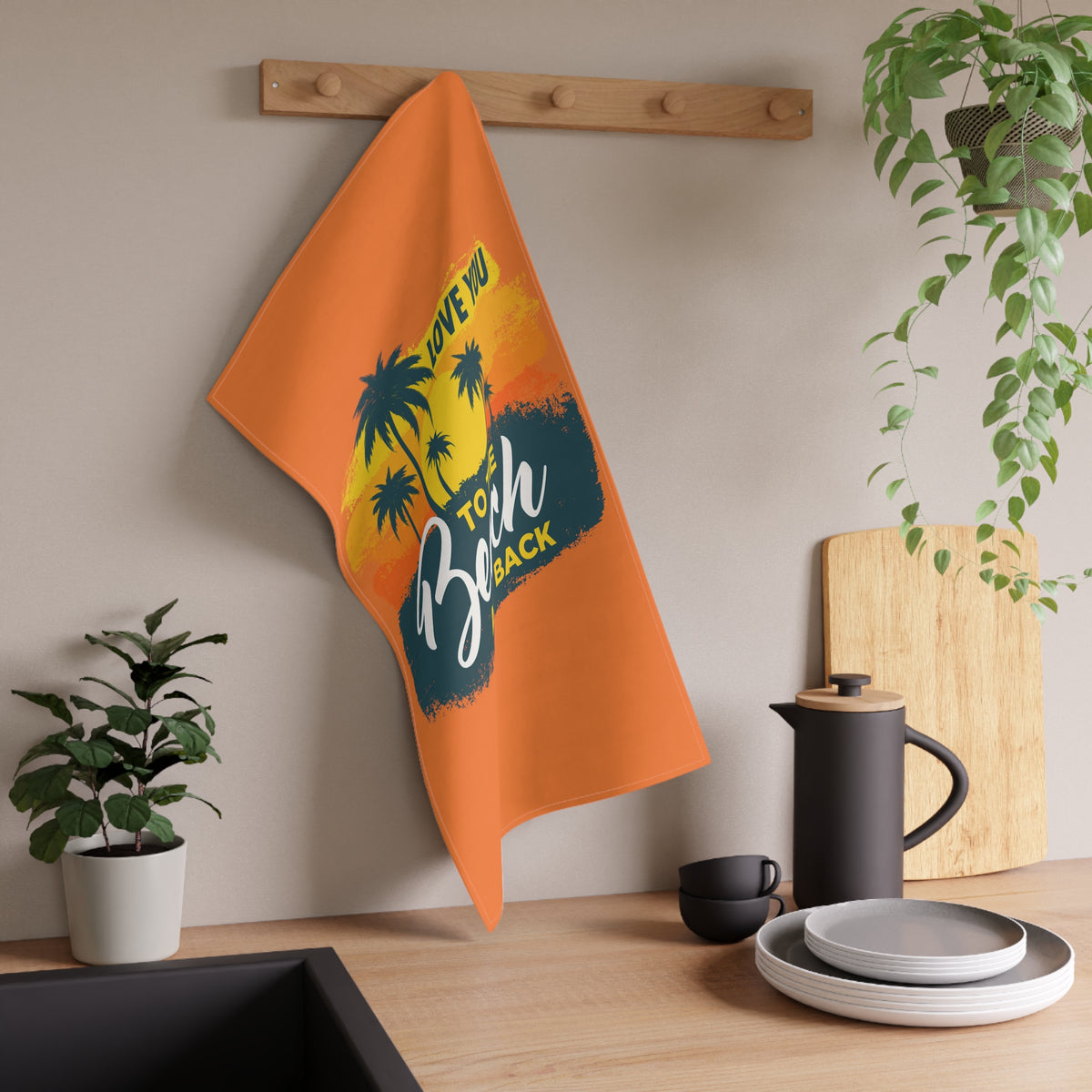 Love You To The Beach Towel