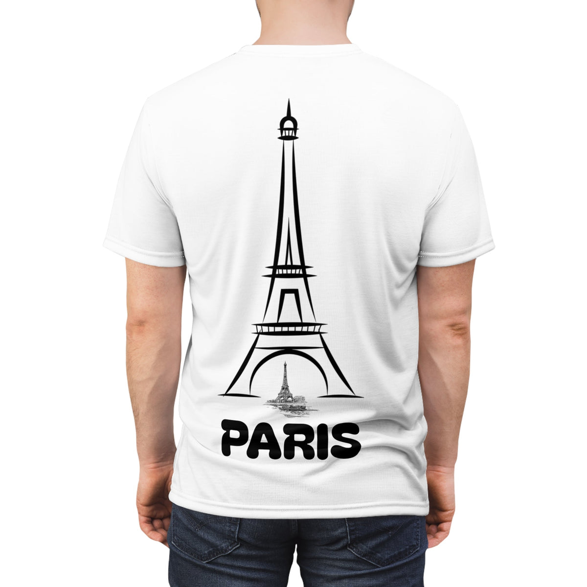 Paris-Unisex Cut & Sew Tee Printify