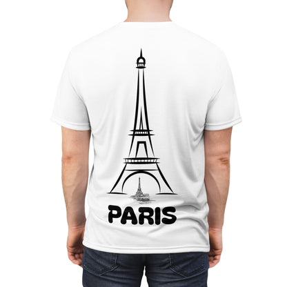 Paris-Unisex Cut & Sew Tee Printify