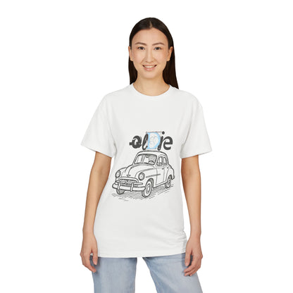 Vintage Car Graphic Tee | Unisex Sueded T-Shirt, Retro Auto Shirt, Fashion Gift, Casual Wear, Car Lover Apparel Printify