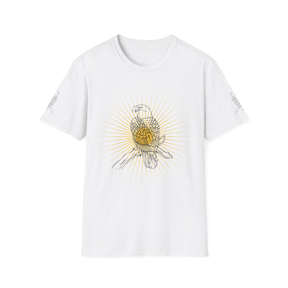 Rcnsons Unisex Softstyle Eagle Sun Wave T-Shirt