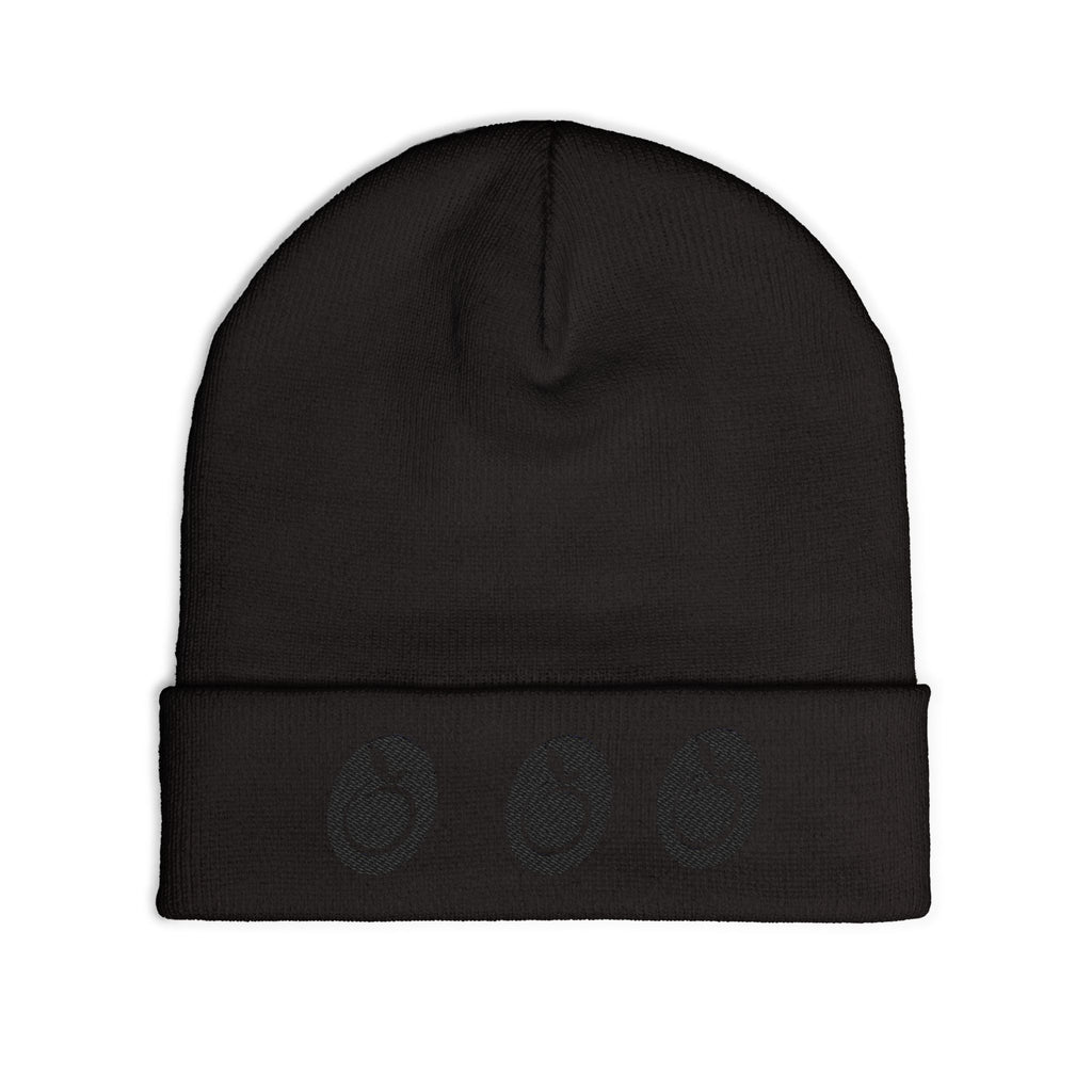 Cozy Embroidered Knit Beanie, Stylish Winter Hat, Customizable Beanie, Gift for Her, Fall Fashion Accessory, Casual Cap