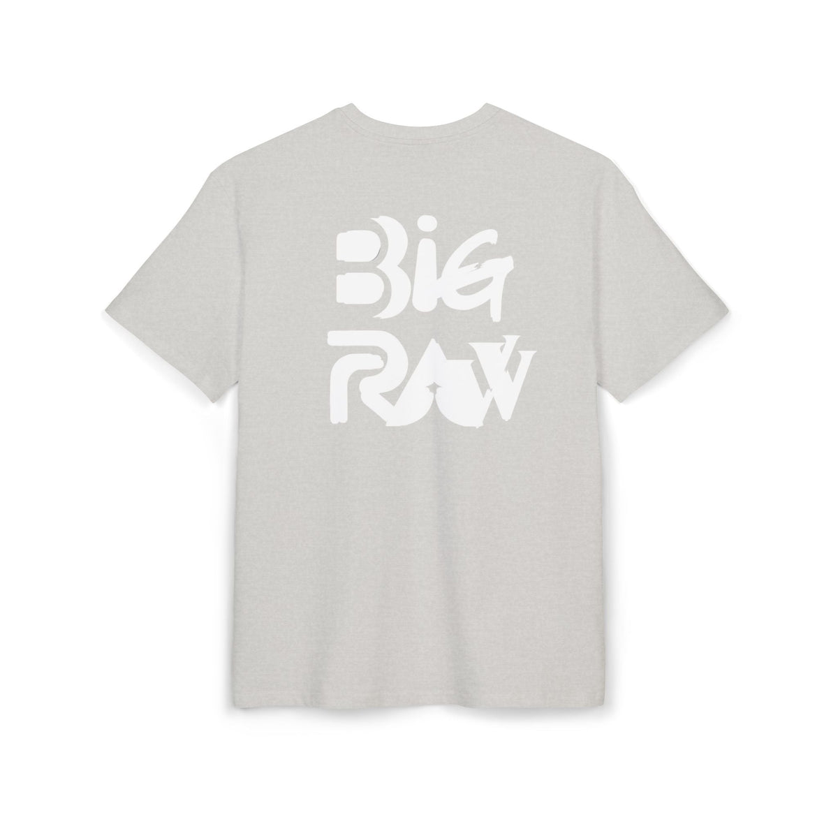 Oversize Tee Big Raw Print Unisex Heavy T-Shirt Printify
