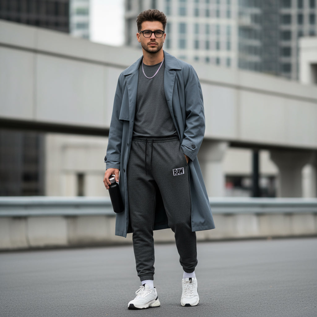 Embroidered Comfort Joggers for Relaxation, Perfect for Lounging, Casual Outings, Gym, Gift for Her, Holiday Essentials Printify