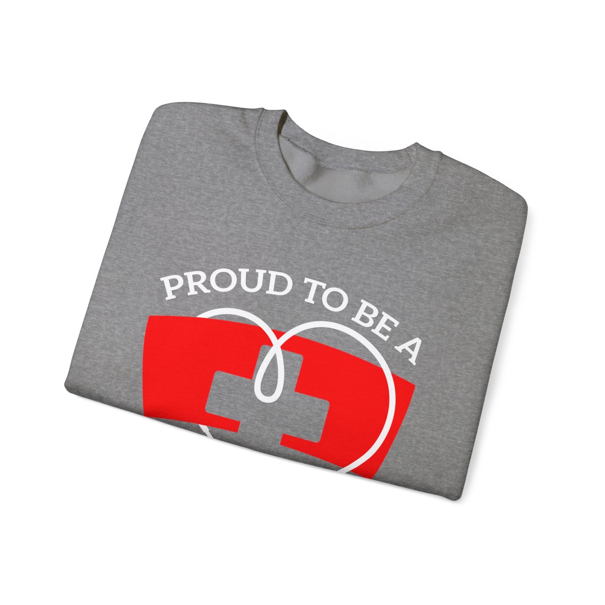Fier d’être un sweat-shirt unisexe infirmière 