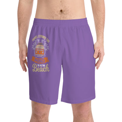 Men's Elastic Beach Shorts (AOP)