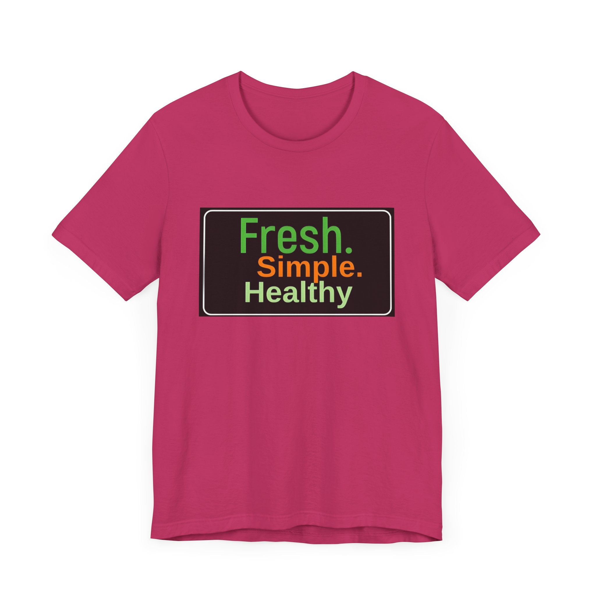 Unisex Fresh Simple Short Sleeve Tee