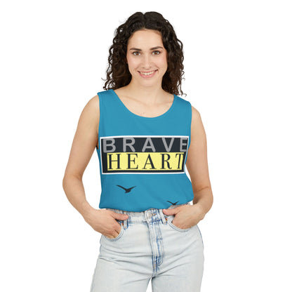 Brave Heart Tank Top | Unisex Garment-Dyed Tee