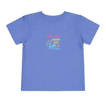 T-shirt pour tout-petits Les filles veulent juste avoir du soleil 
