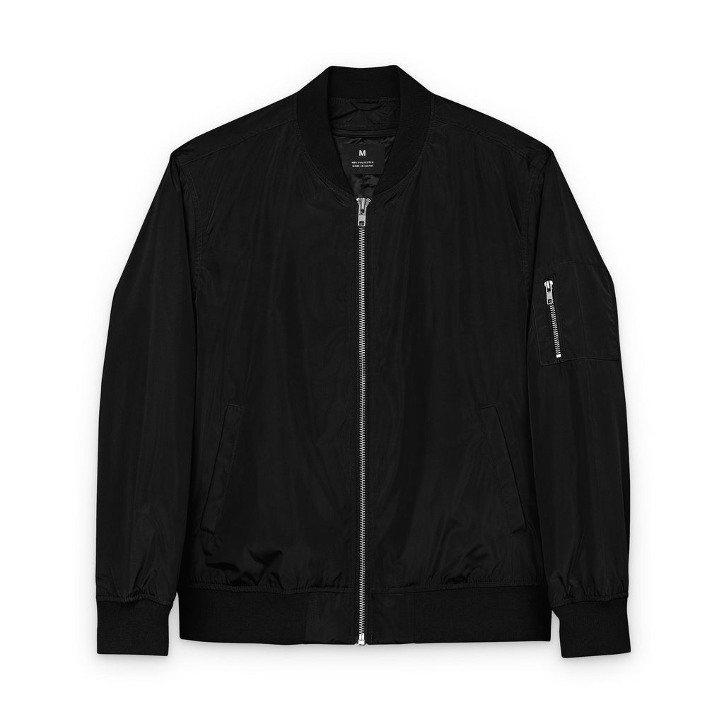 Eco-Friendly Embroidered Bomber Jacket - Stylish and Sustainable Outerwear