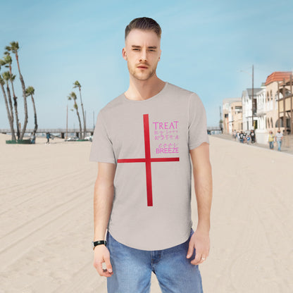 Men's Jersey Curved Hem Tee