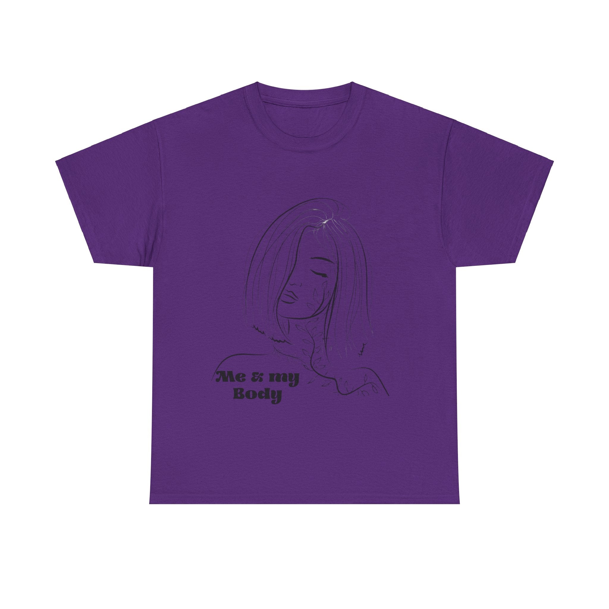 Unisex Faded Cotton Me my Body  Tee