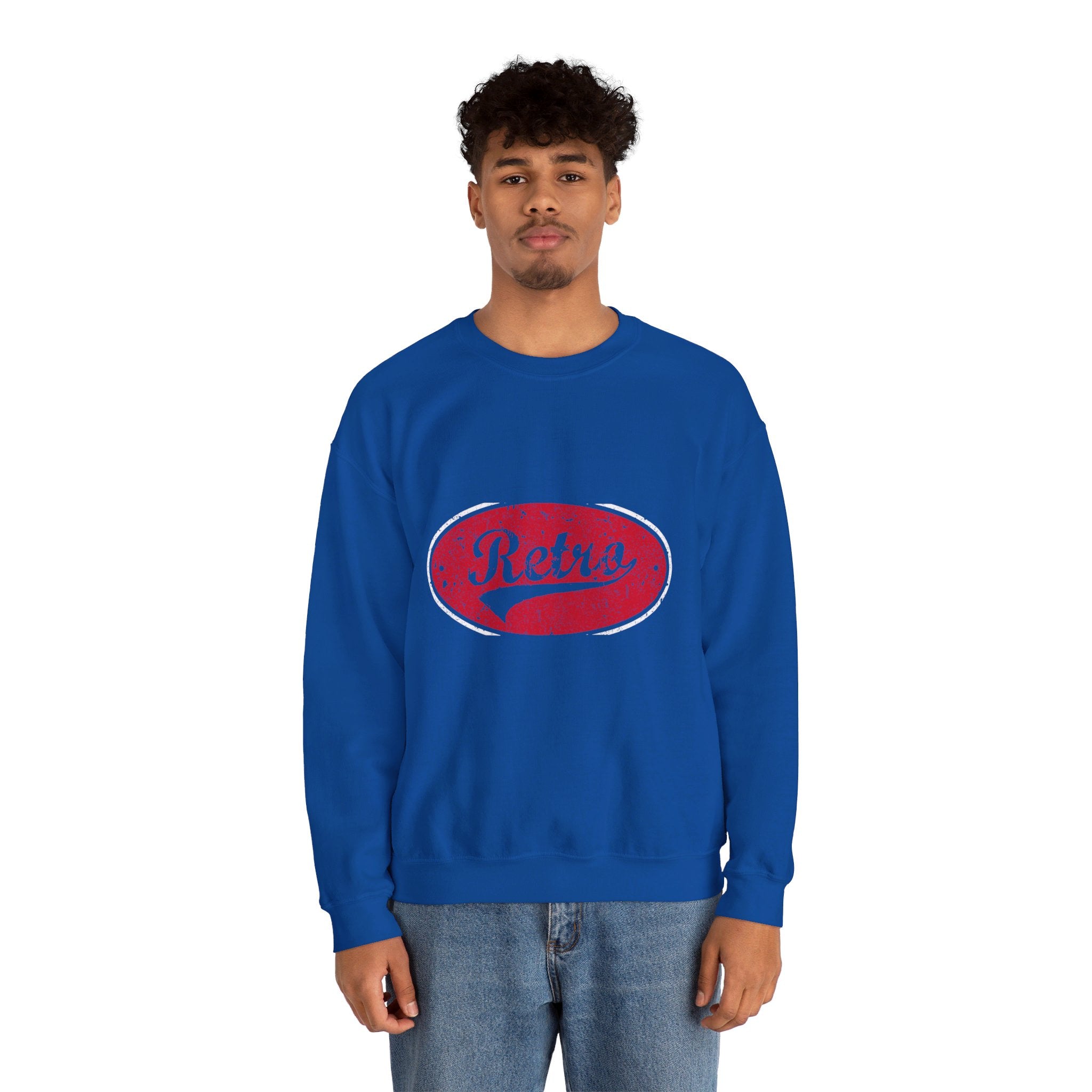 Sweat-shirt unisexe rétro 