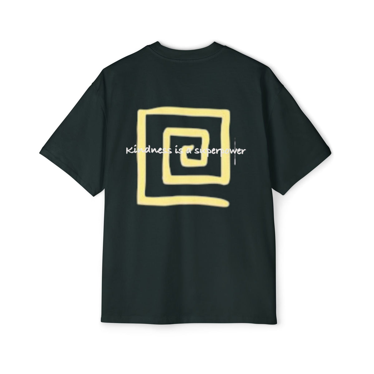 Oversized Tee - Kindness is a Super Power Graphic Design Shirt for Men Printify